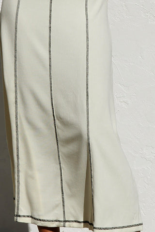 Sukienka Maxi Ariana – Kremowa