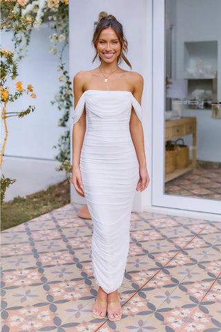 Sukienka Maxi Kylie – Biała