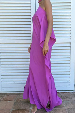 Asymetryczny Kaftan w Ruchu