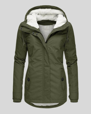 Anna | Jesienna Długa Kurtka Fleece