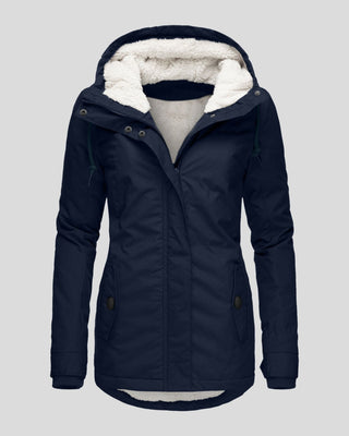 Anna | Jesienna Długa Kurtka Fleece