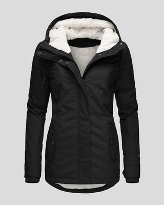 Anna | Jesienna Długa Kurtka Fleece